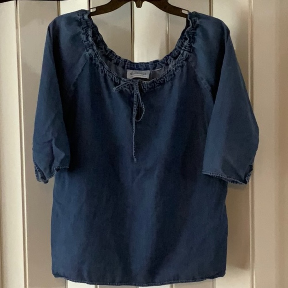 Denim top